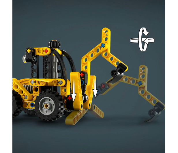LEGO Technic 42197 Koparko-ładowarka - 1284087 - zdjęcie 12